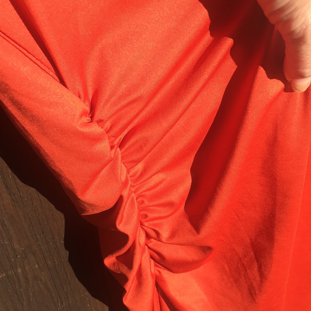 BURNT ORANGE DRESS - Picture 3 of 3